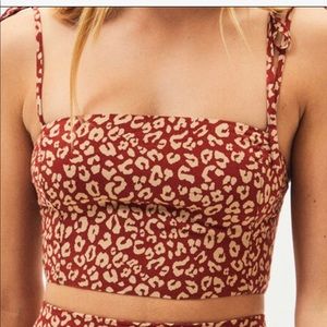 Kendall & Kylie PacSun Cheetah Top